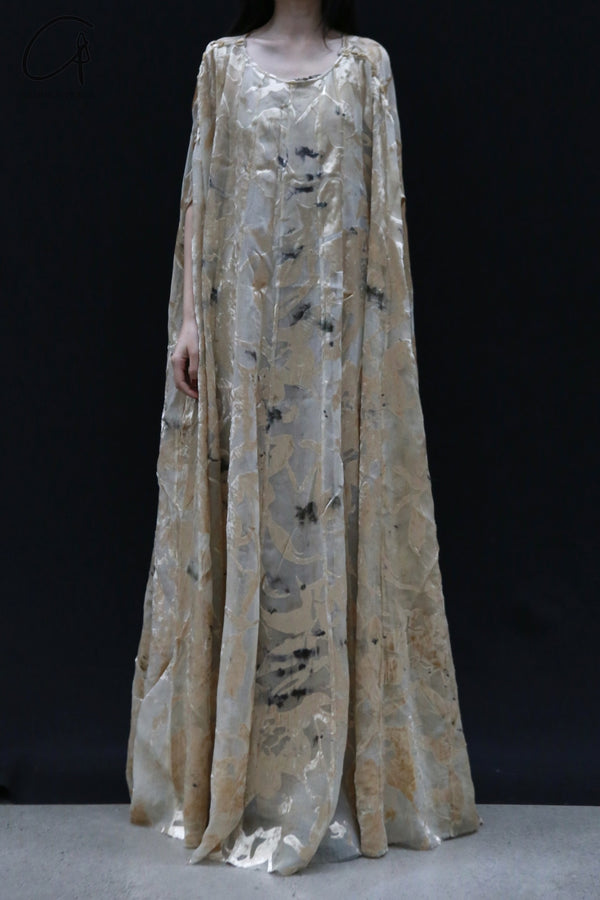 Mutedance 24 Autumn and Winter Long Loose Dress MD24FW112 MD24FW111 MD-MD24FW112-gold